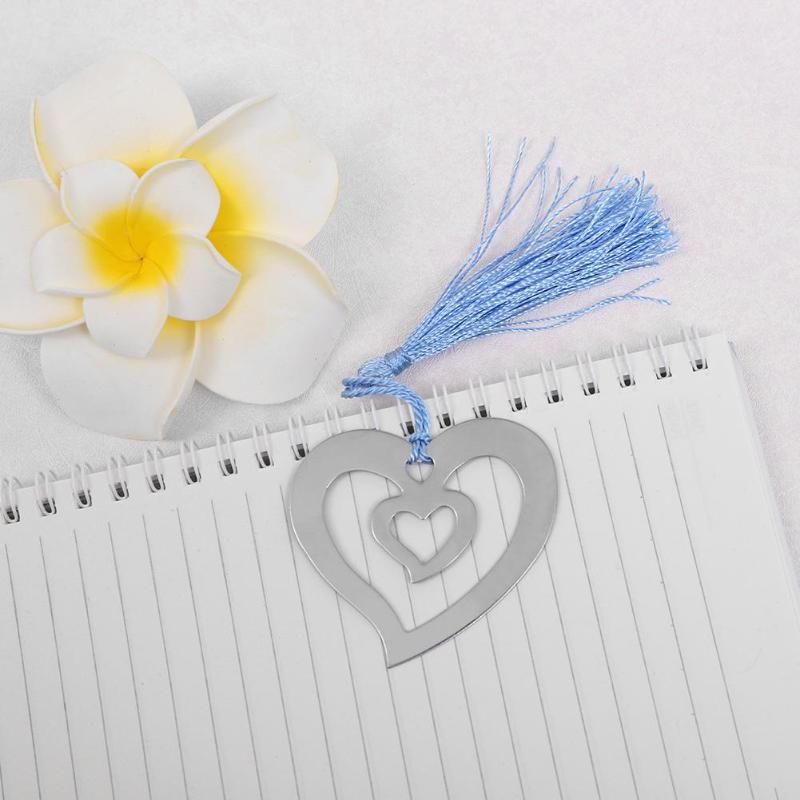 Hollow Metal Bookmarks Book Mark Heart Alloy Stencils Template Paper Dies Cut Kids Stationery School Supplies