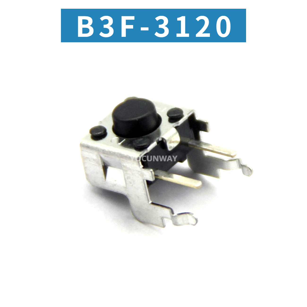 commutateur Tactile OMRON d'origine japonaise B3F-3100 3102 3120 3122 3125 3150 3152 3155 4000 4005 4050 4055 5000 5050: Bleu