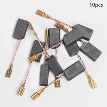 10Pcs 6.1*7.8*13.6mm Spare Parts Mini Drill Electric Grinder Replacement Carbon Brushes For Electric Motors Rotary Tool