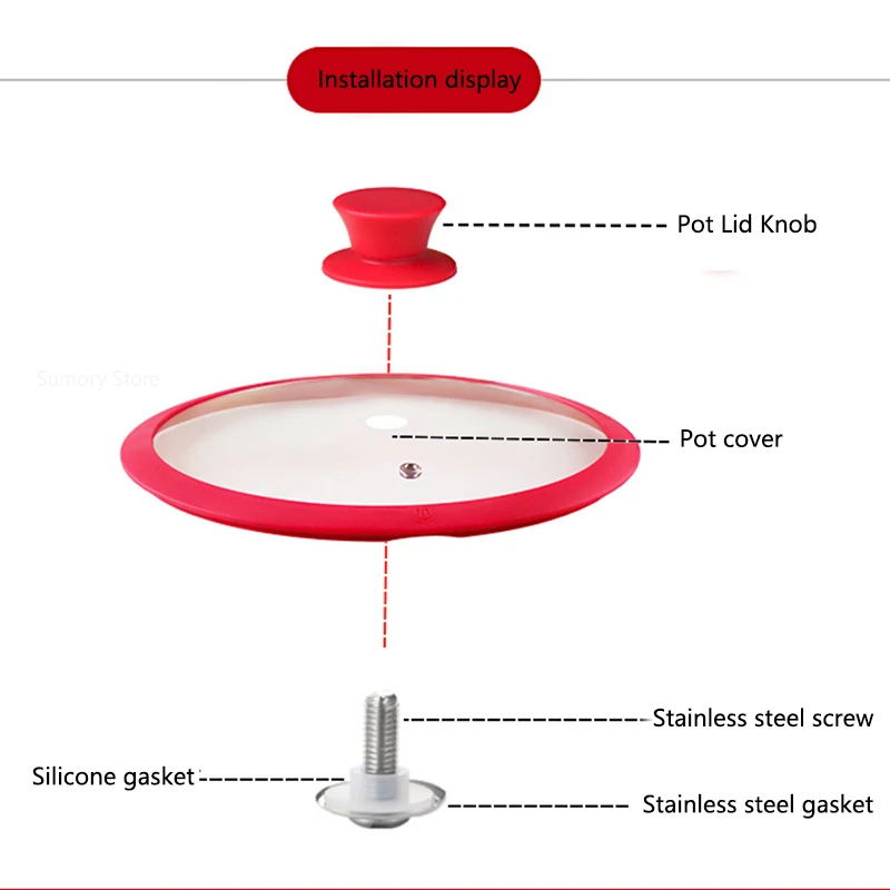 1 stks Siliconen Pot Deksel Knop Handvat Universele Vervanging Keuken Kookgerei Cover Knoppen voor Pan Deksel Keukengerei Accessoires