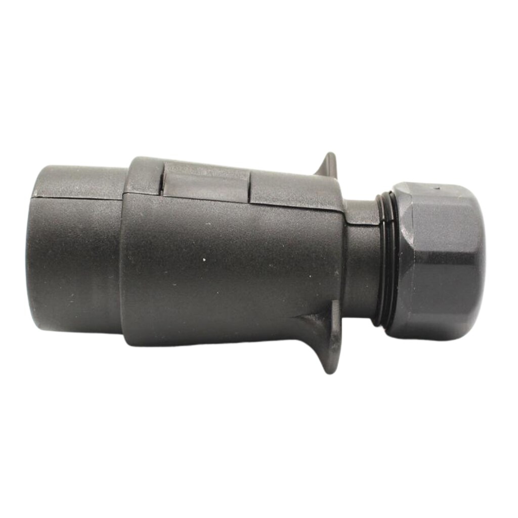 12V 7-Pin Round 12N Type European Caravan Tow Bar Electrical Trailer Plug