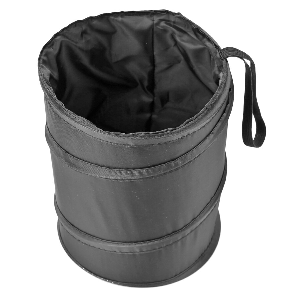 Portable Folding Household Garbage Bin Double Layer Oxford Cloth Waterproof Storage Bucket Car Waste Bin Trash Can for Home