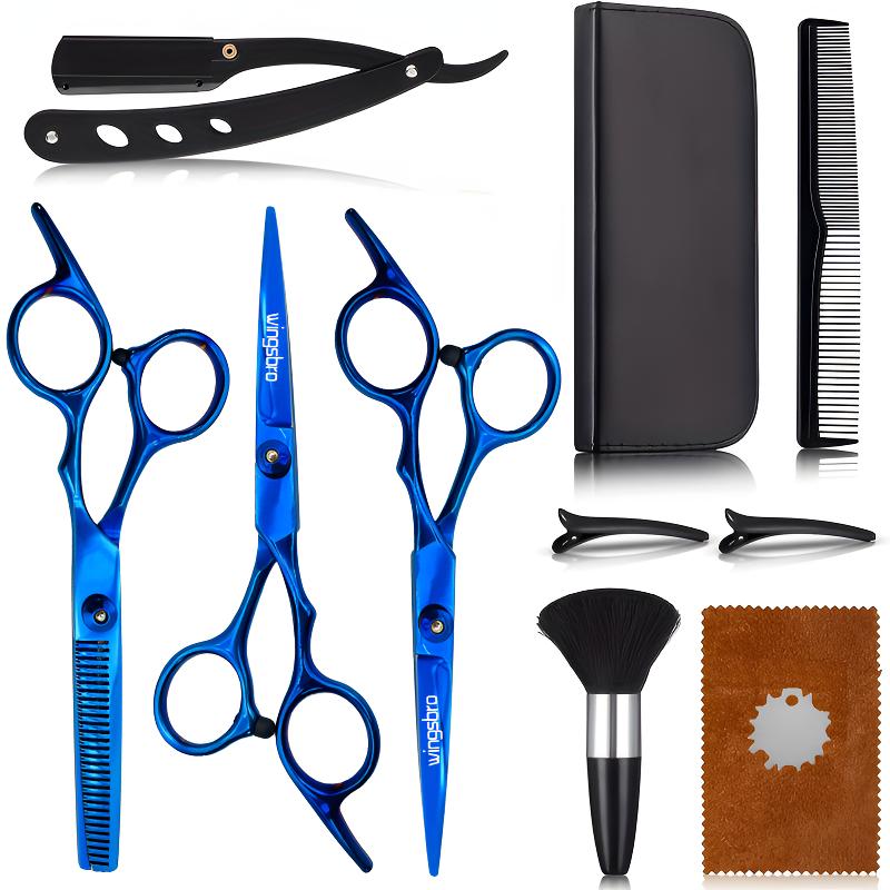 6.5 Inch Kappersschaarset, Professionele Haarknipschaar Dunner Wordende Schaar, Hulpmiddelen Voor Het Knippen Van Haar Styling: Khaki