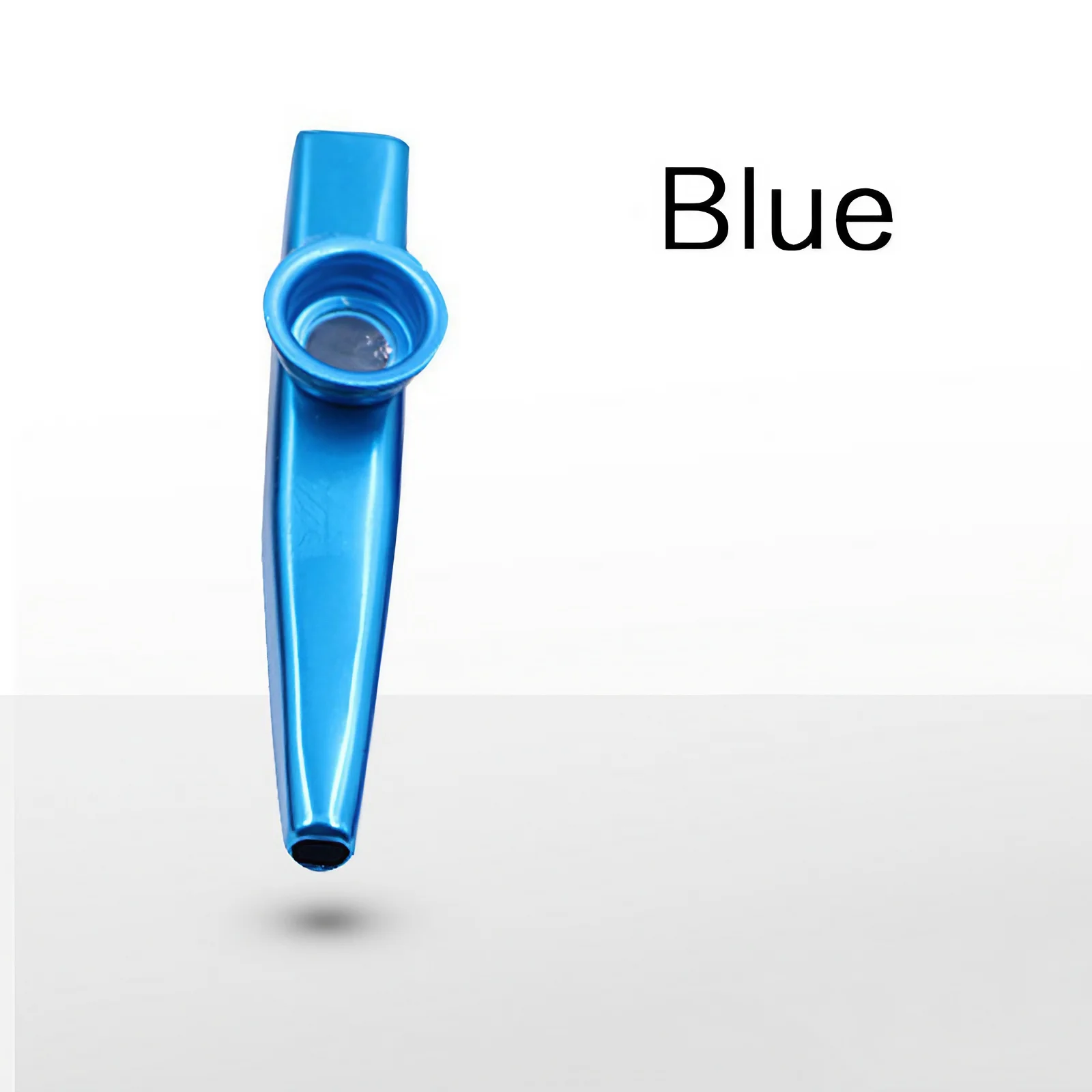 Simple léger Kazoo alliage d'aluminium métal pour Instrument de guitare amateurs de musique Instrument Instrument de musique strumenti: Bleu