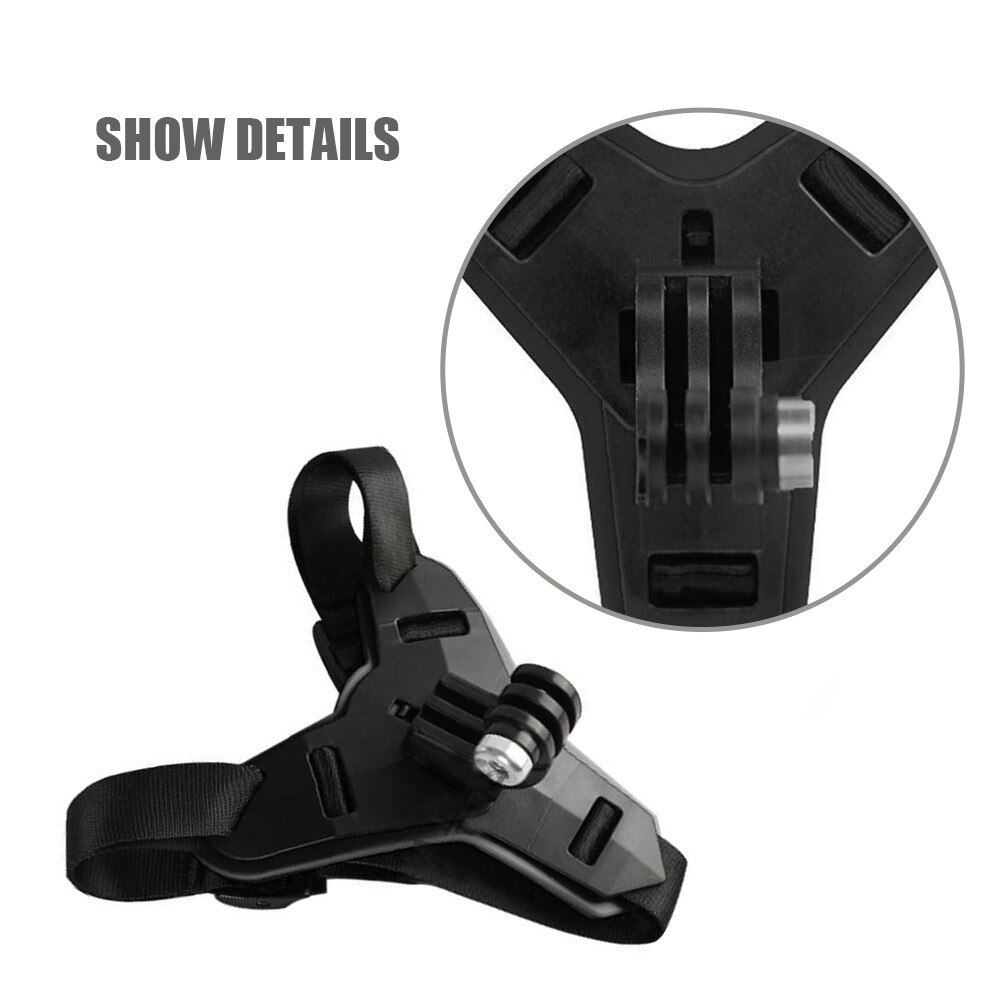 Zwart Geschikt Voor Gopro Helm Houder Motorhelm Chin Stand Mount Holderaction Sport Camera Houder Accessoire