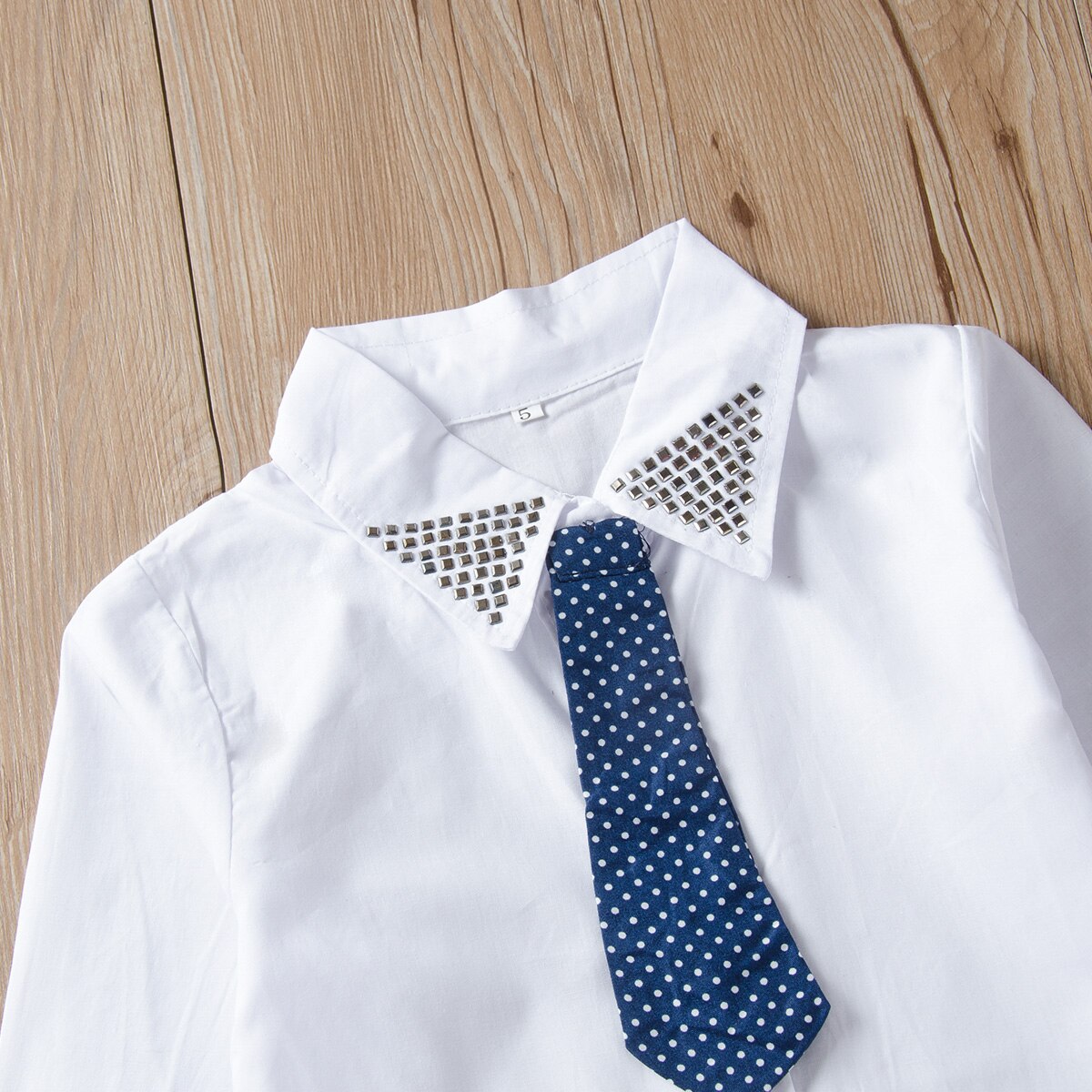 Conjuntos de ropa para bebé, blusas de caballero, Tops, camisa, chaleco, pantalones de corbata, conjuntos de ropa de ocio, trajes de 1 a 7T, 3 uds.