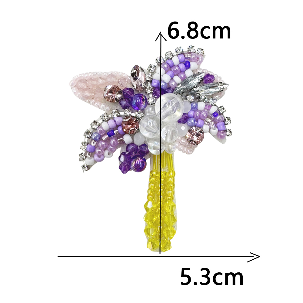 3D ręcznie robione ozdoby robić produktu koralikowy ananas, kubek, naszywka z drzewa kokosowego DIY akcesoria robić koralików naszywka robić szycia ﻿: Antyczna miedź