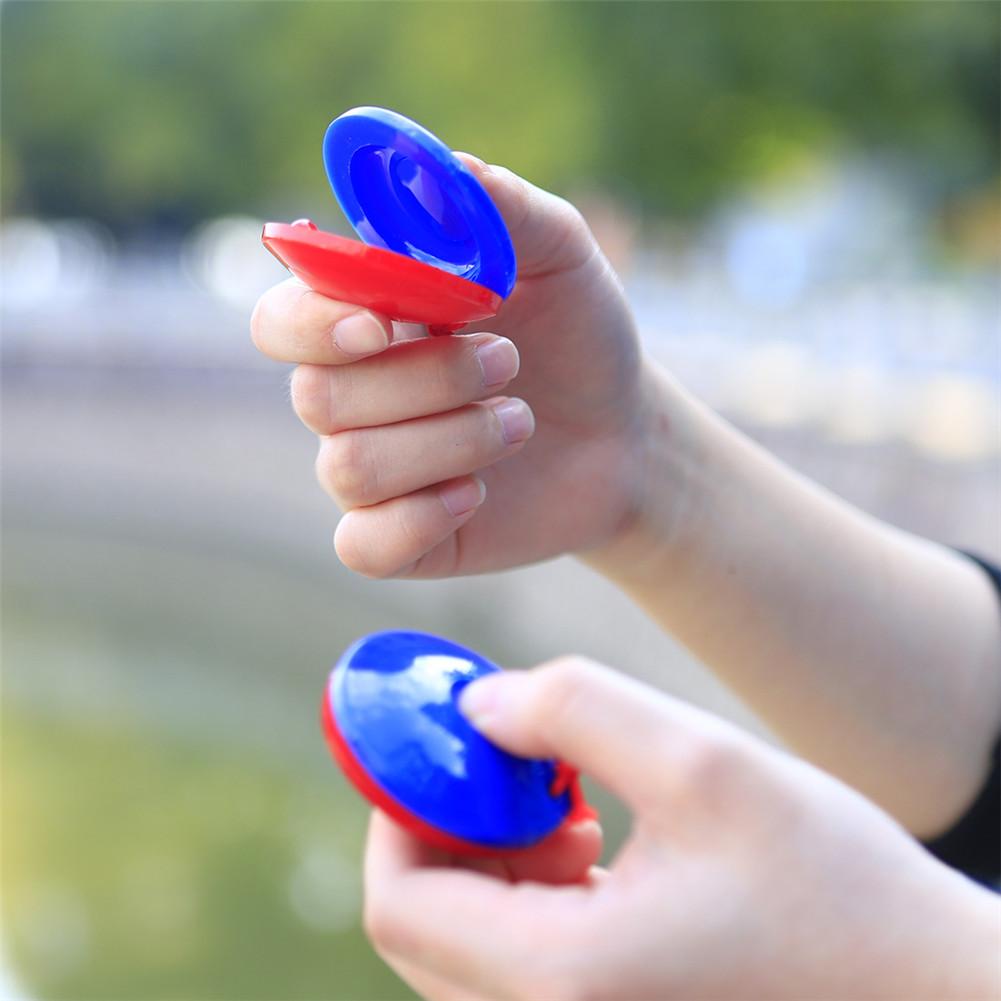 10 Pcs/set Musical Instruments Set 6 Inch Red Hand Tambourine + Double Rain Sound + Yellow Sand Egg