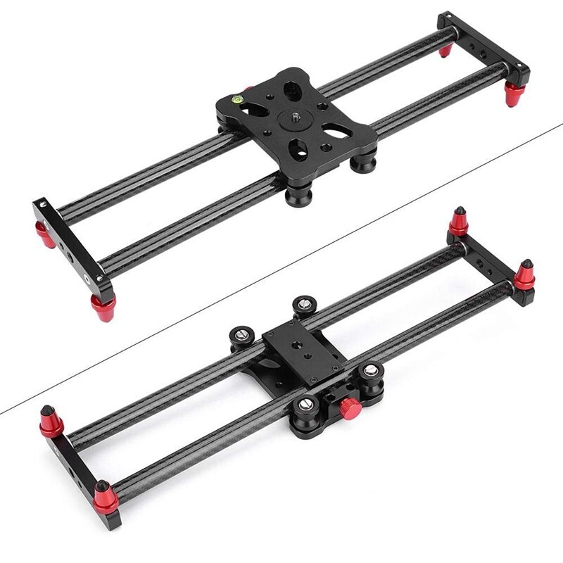 Caméra curseur Fiber de carbone Dolly piste vidéo stabilisateur Rail pour appareil photo Dslr vidéo film photographie caméscope Stabili