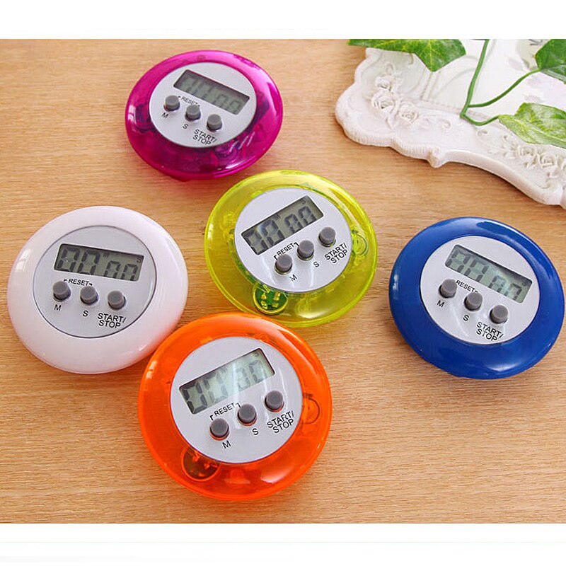 Mini Electronic timer Timer reminder countdown timer small clock alarm clock 5 colors Timer таймер