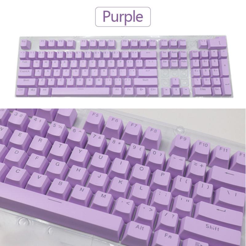 Mechanical Keyboard Special Keycap 104-Key ABS Color DIY Double Injection Light Transmission Keyboard Cap Wear-Resistant Gaming