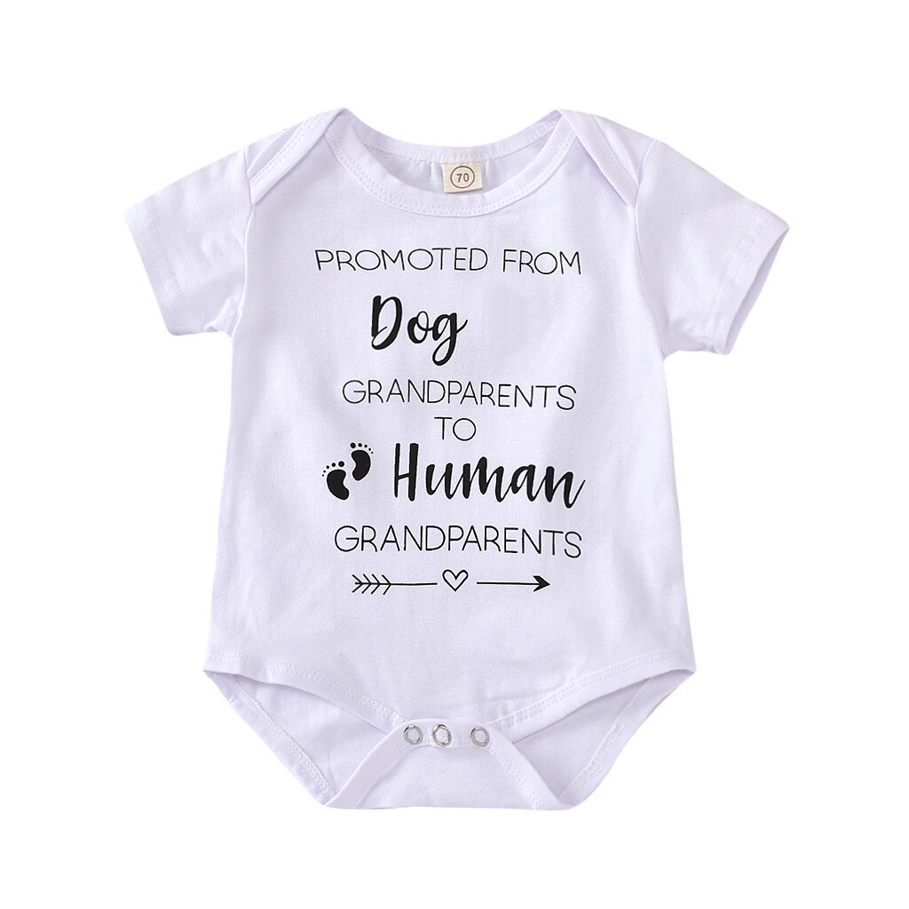 Newborn Infant Romper Baby Girls Boys Classic Print Bodysuit Casual Clothes Toddler Newborn Outfits Jumpsuit Clothing One-Pieces: 6M