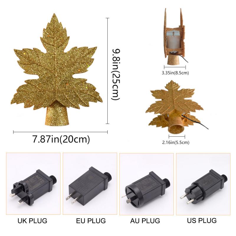 Kerstboom Projectie Lamp Sneeuwstorm Kerstboom Top Licht Led Boom Top Ster Projectie Lamp Kerstboom Decoratie