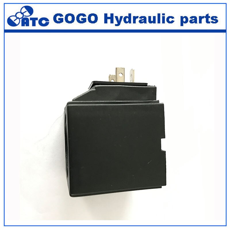 Bobine de électrovanne hydraulique trou 220V | 20mm, hauteur 53 Bobine carrée type rond | Bobine carrée