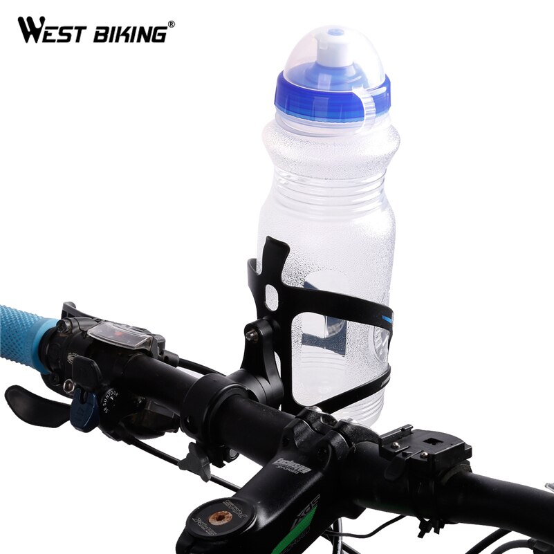 West Fietsen 360 Graden Rotatie Fiets Flessen Kooi Houder Adapter Fiets Stuur Fiets Zadelpen Water Flessen Mount Adapter