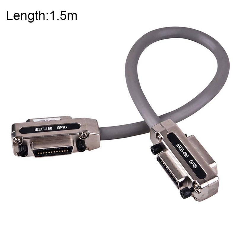 1M/1.5M/2M Ieee-488 GPIB Wire Ie488 Data Cable GBI[ Cable Head PIC Industrial Control Board Communication Cable With Metal Hood