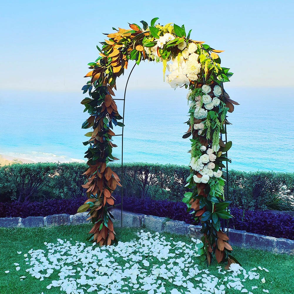 Jern bryllup bue dekorative have baggrund pergola stå blomst ramme til ægteskab fødselsdag bryllup fest dekoration diy bue