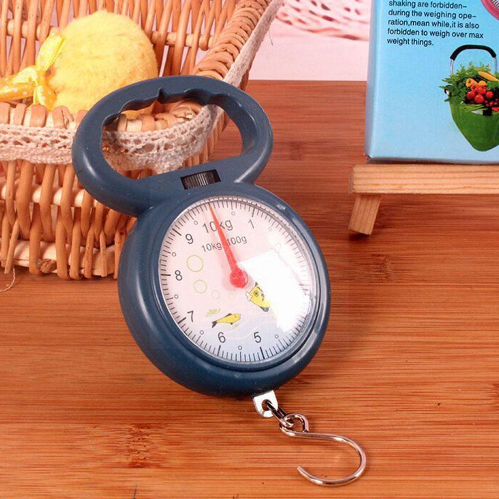 Portable Spring Scale Pocket Pointer Luggage Scale Bag Handle Scale Handy Portable Travel Luggage Spring Weighing Q0y8