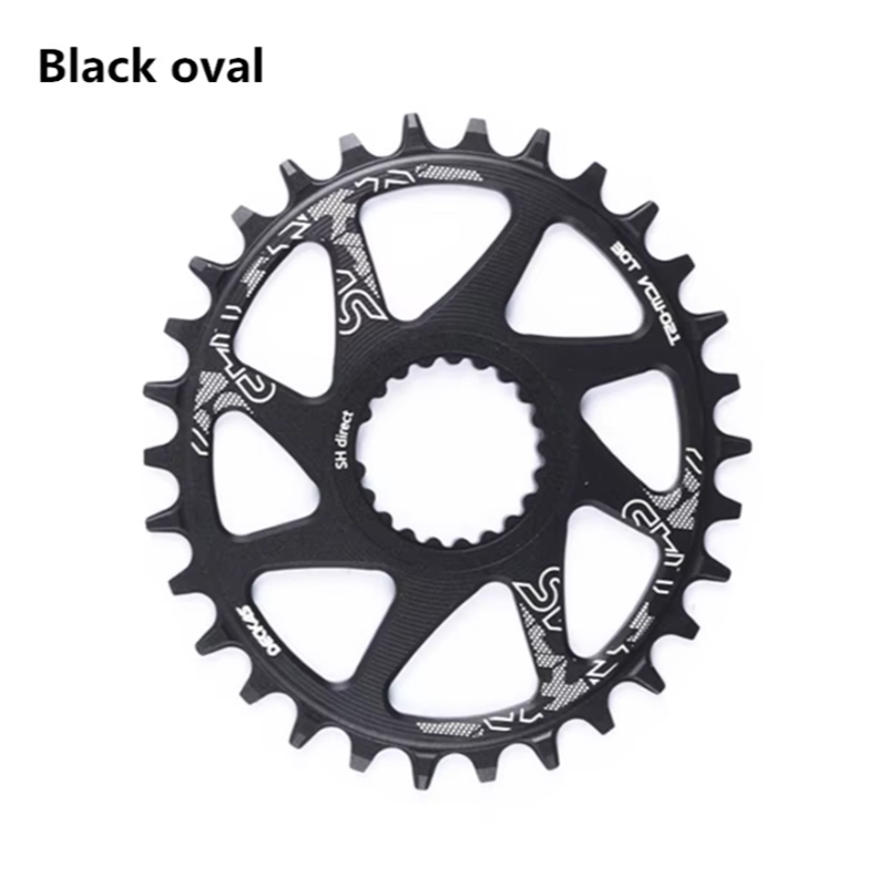 Deckas kettingblad rond ovaal 1 x 12 versnellingen voor shimano  m6100 m7100 m8100 m9100 crankstel center lock 30t 32t 34t 36t 38t mtb fiets: Wit / 40t