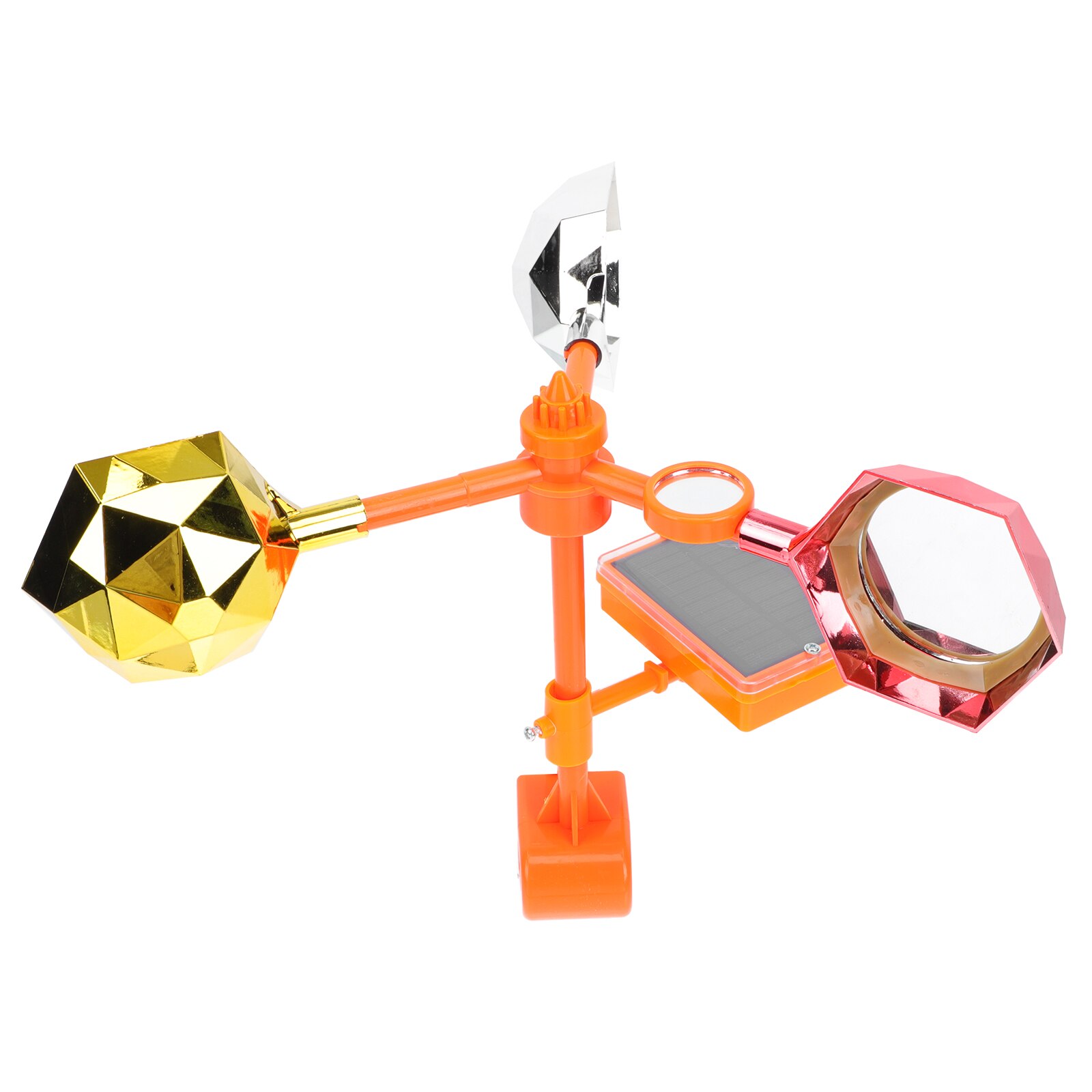 Bird Repellent Tool Plastic Bird Scarer Reflective Bird Repeller Wind Power Bird Repeller for Park Lawn Pond