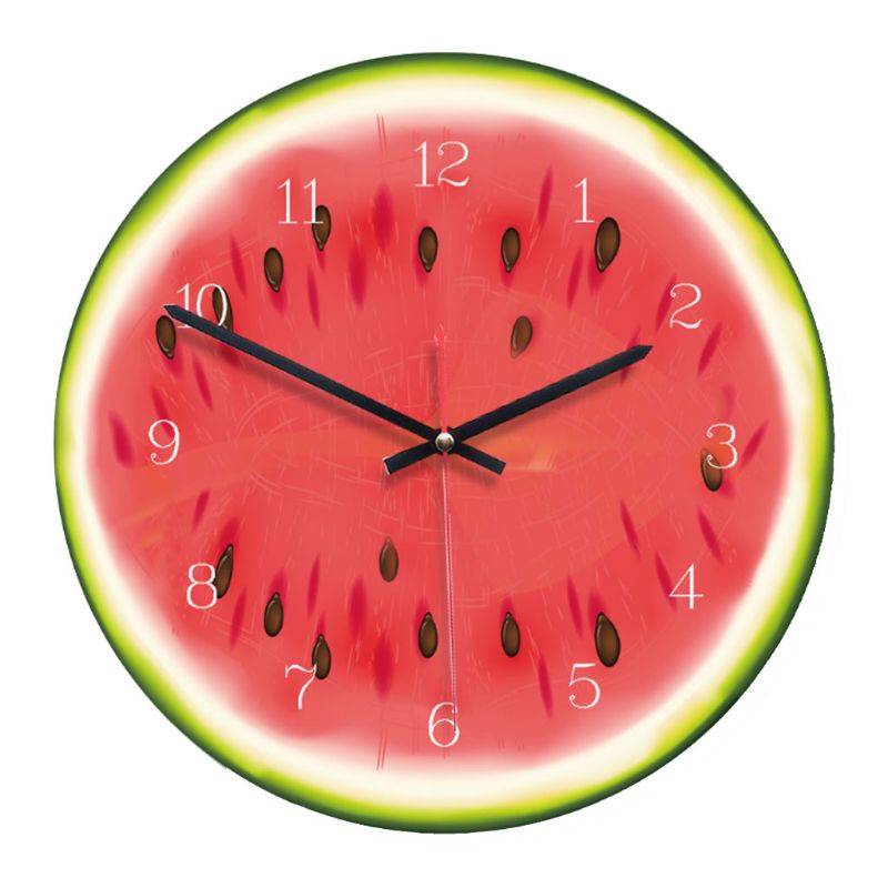 Fruta original impreso de madera Reloj de pared – Grandado