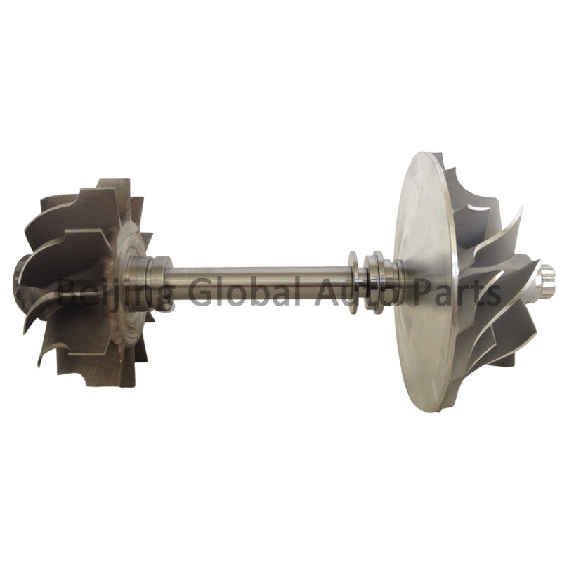 HX35 Turbolader Rotor Montage HX35 Turbo Ausgewogene Turbinenrad Welle und Kompressor Rad