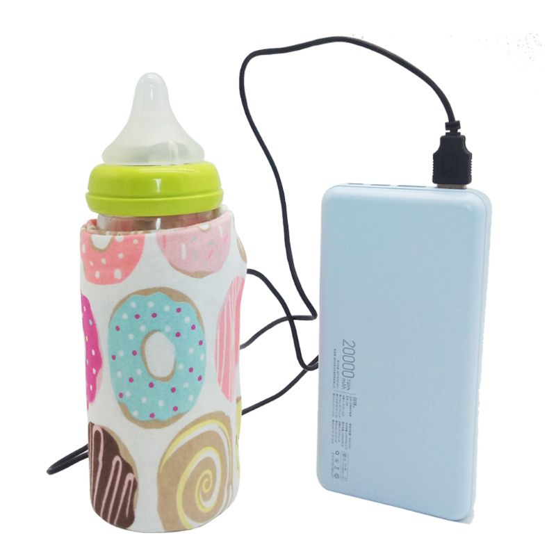 Reizen Wandelwagen Usb Melk Water Warmer Koeltas Baby Verpleging Fles Heater 6 Kleuren