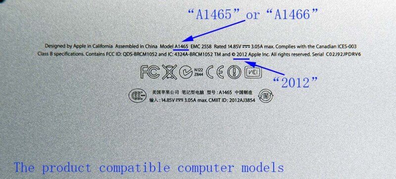 128GB 256GB 512GB 1TB SSD For Macbook Air A1465 A1466 Md231 Md232 Md223 Md224 M2 NGFF SSD for MAC for Apple SSD Adapter