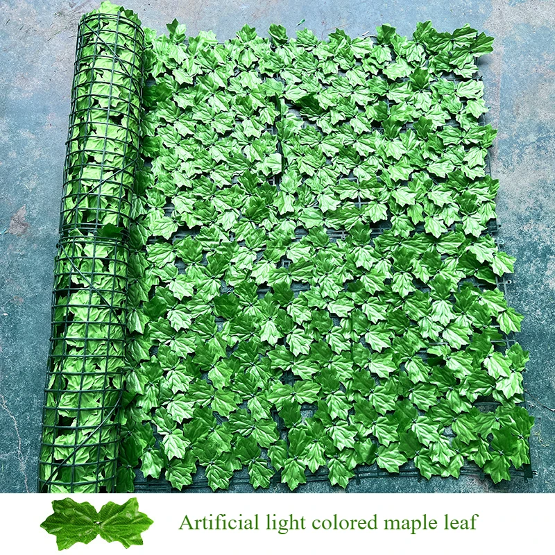 Artificial Hedge Fence Panel 0.5M/3M Green Privacy Screen Waterproof UV Protection Outdoor Garden Balcony Home Decoration