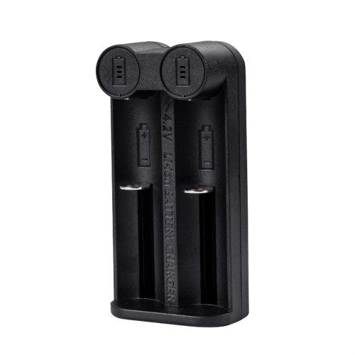 Voxlink 18650 Batterij Oplader Smart Opladen 2 Slot 3.7V 26650 18350 32650 21700 26500 Oplaadbare Batterij Oplader: Default Title