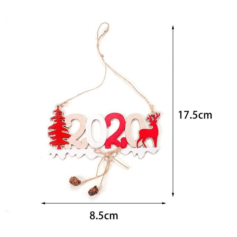 Houten Ornament Kerst Decoratie Hanger Jaar Woondecoratie Kerstboom Opknoping Ornament