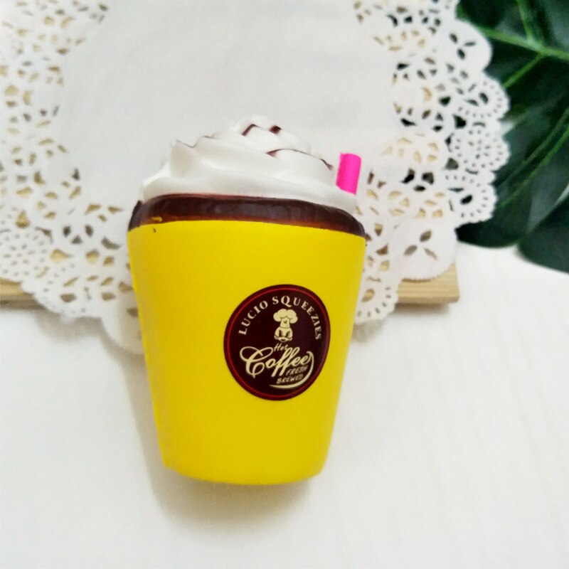 Squishy mignon doux Pu lente rebond Simulation mousse décompression tasse à café amusant adulte enfants presser jouets: QZY8003-2