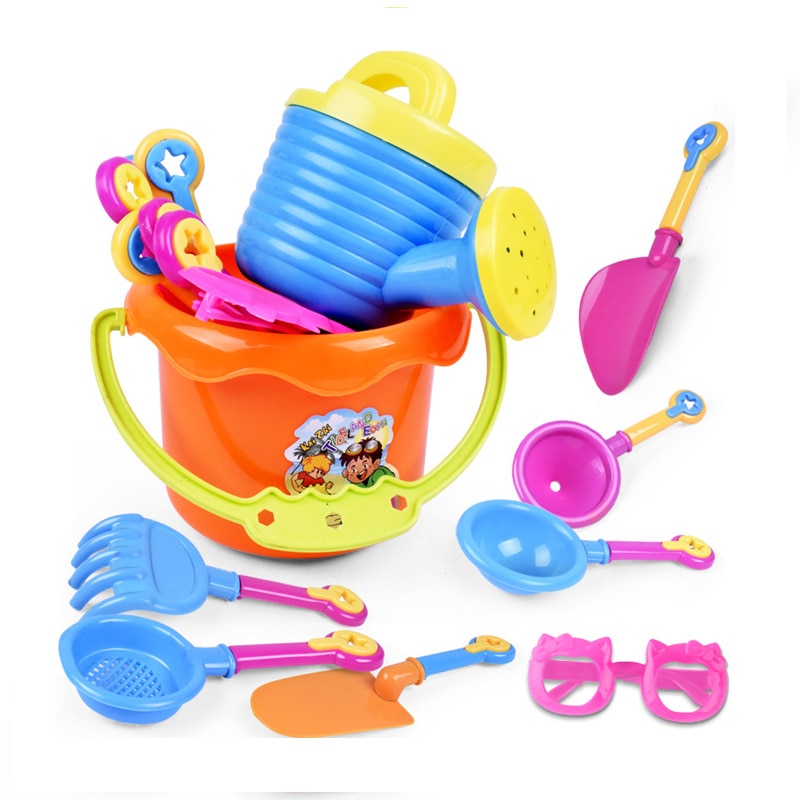 9 Stuks Kids Strand Speelgoed Zandbak Speelgoed Set Zomer Speelgoed Voor Kinderen Zand Spelen Speelgoed Met Waterkoker