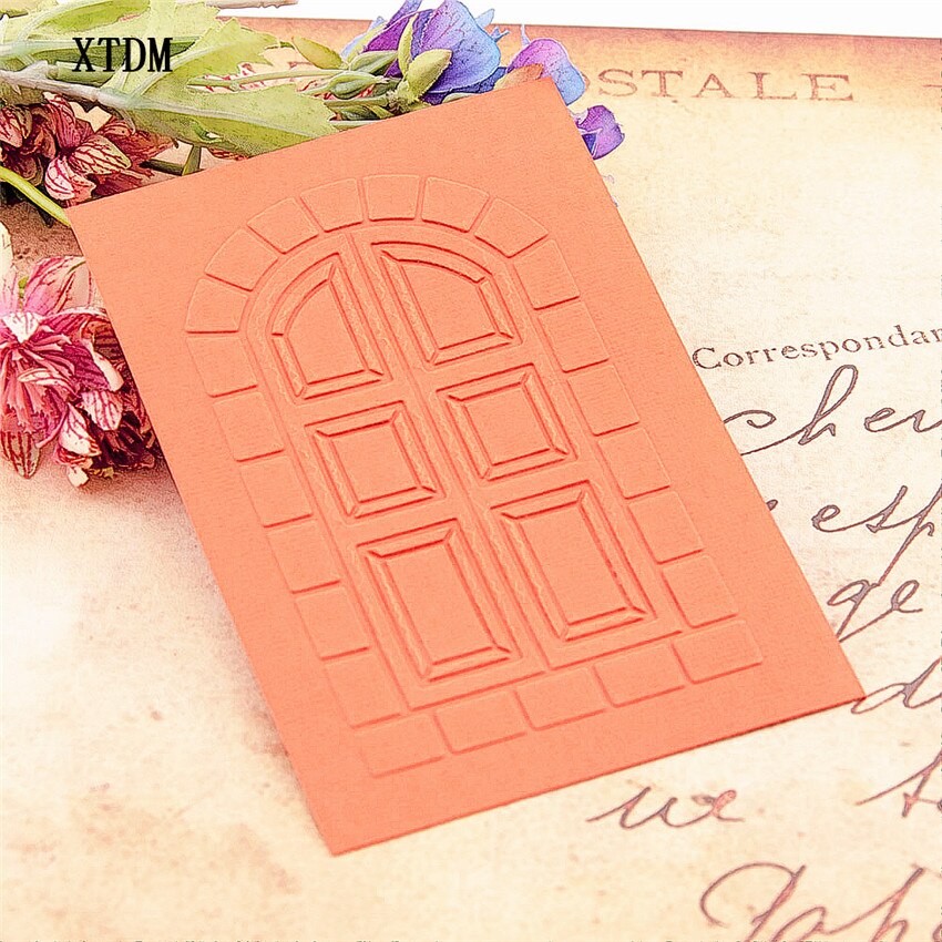 plastic Wood grain craft card making paper card album wedding decoration clip Embossing folders