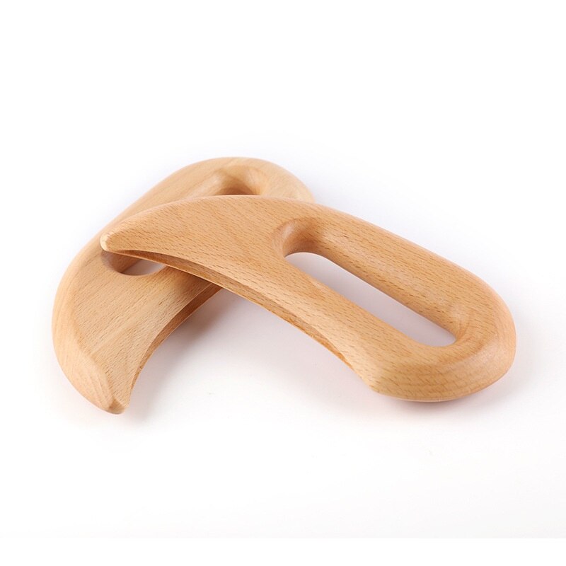 Tre gua sha verktøy skrapebrett massasjeverktøy slanking guasha massasjebrett gua sha skrape kroppsmassasjeterapiverktøy: Type e