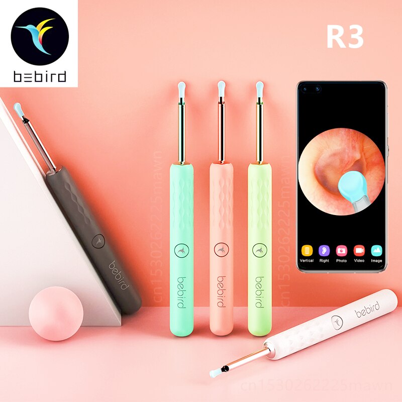 Bebird R3 R1 Ear Cleaner Minifit Wax Removal Tool Digital 300W Precision Camera IP67 Waterproof Endoscope Otoscope Health Care