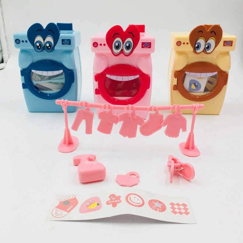 Machine à laver à grande bouche, jouet de dessin animé, maison de jeu pour enfants