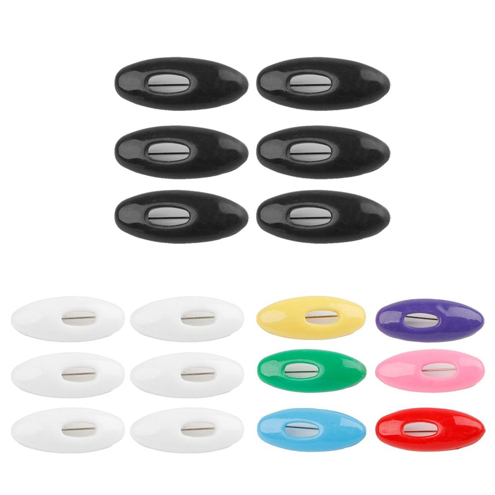 6Pcs Veiligheid Pin Moslim Hoofddoek Naald Kleur Veiligheid Pin Zijden Sjaal Gesp Broche Vrouwen Geurloos Hars Hoofd Sjaal Decoratie