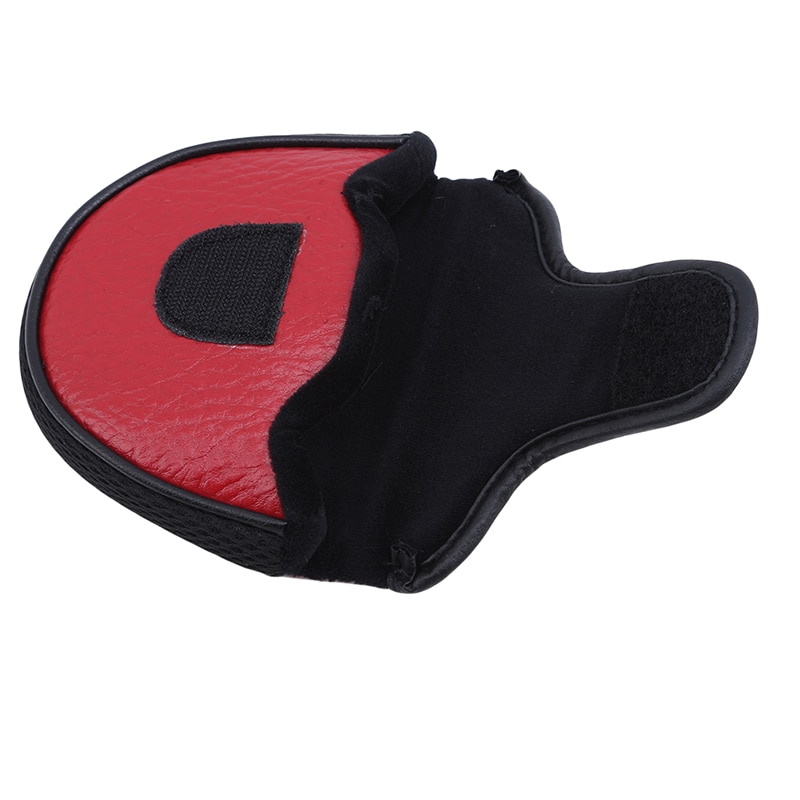 1pc Classic PU Leather Stylish Mallet Golf Putter Cover Head Cover Headcover for Golf Enthusiasts Men Women