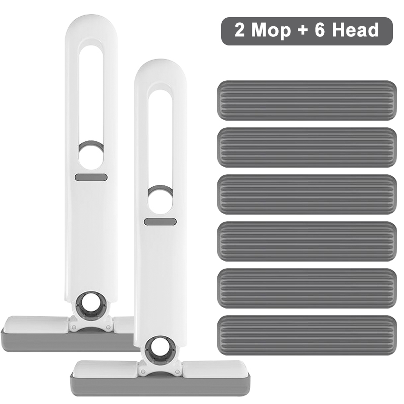 Mini Mop Draagbare Zelf Knijp Kleine Mops Zelfwringende Mop Sterke Absorberende Spons Mops Bureau Venster Auto Schoon Gereedschap: Black