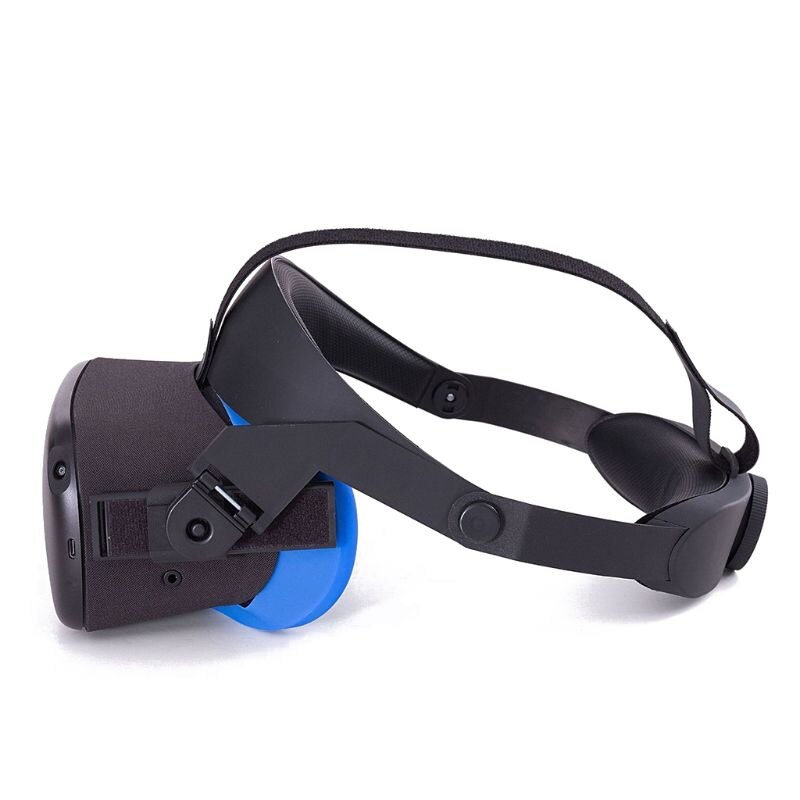 1 conjunto faixa de fixação cinta cabeça ajustável vr capacete cinto para oculus quest