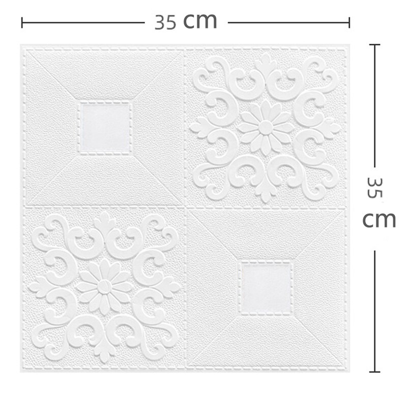 3D Stereo Wall Stickers Self-Adhesive Ceiling Decorative Panels Roof Foam Wallpaper Living Room Home Decor TV Background