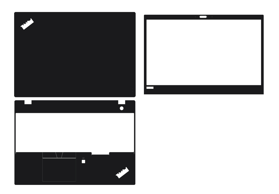 Laptop Sticker Decal Skin Carbon fiber Cover Protector for Lenovo Thinkpad T580 P52S 15.6"