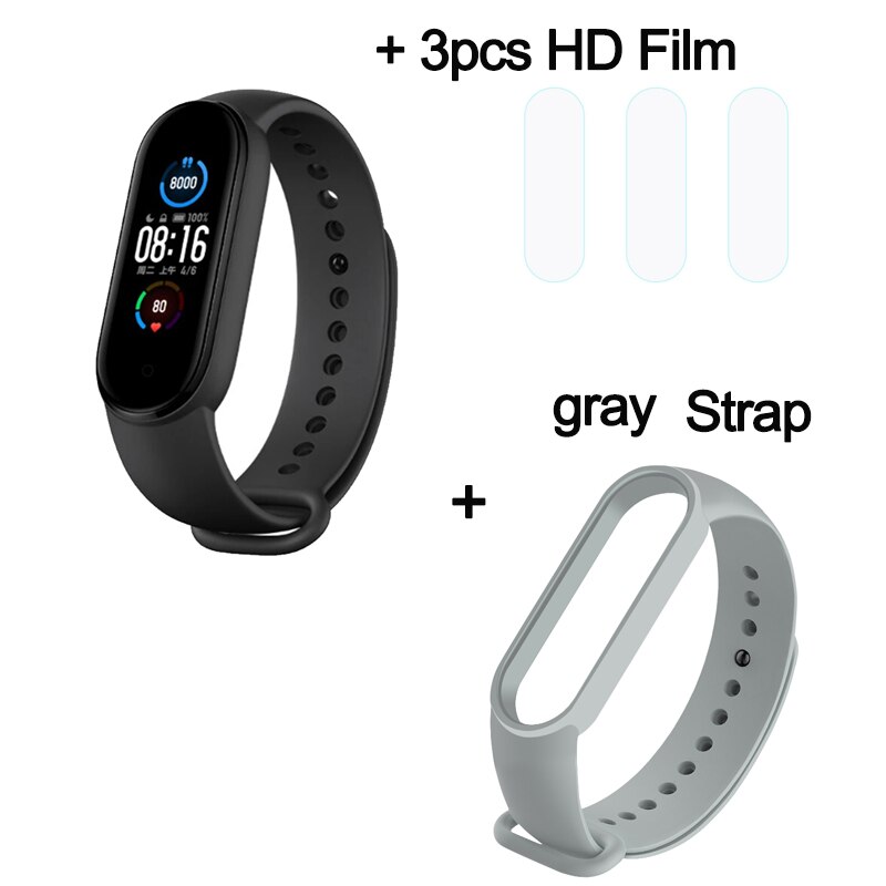 Original Xiaomi Mi Band 5 Smart Bracelet 1.1" AMOLED Colorful Screen Heart Rate Fitness Tracker Bluetooth 5.0 Waterproof Miband5: 11