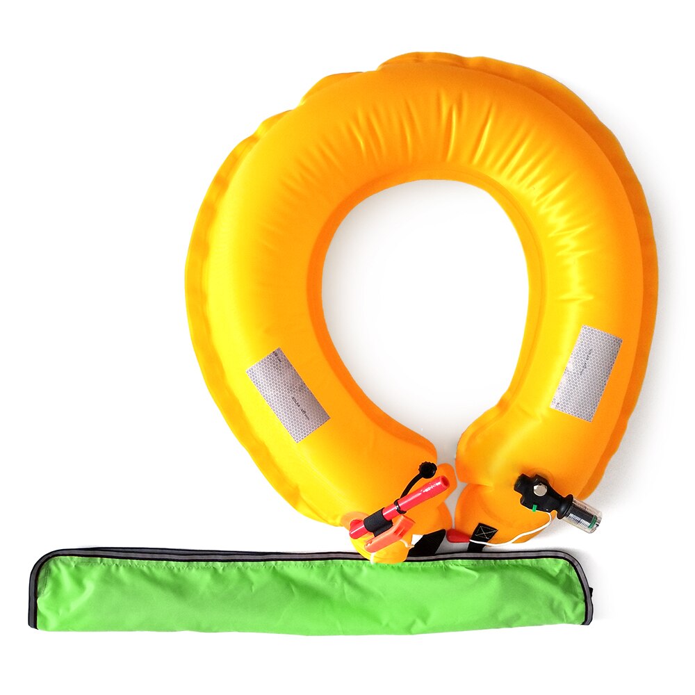 Life Belt Automatic / Manual Inflatable Life Buoy Waist Belt with Reflective Tapes For Boarding Kayaking Fishing