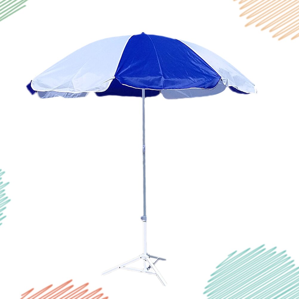 1pcs Beach Umbrella Outdoor Oxford Fabric Large Umbrella Sun Shelter Beach Umbrella for Windproof Rainproof