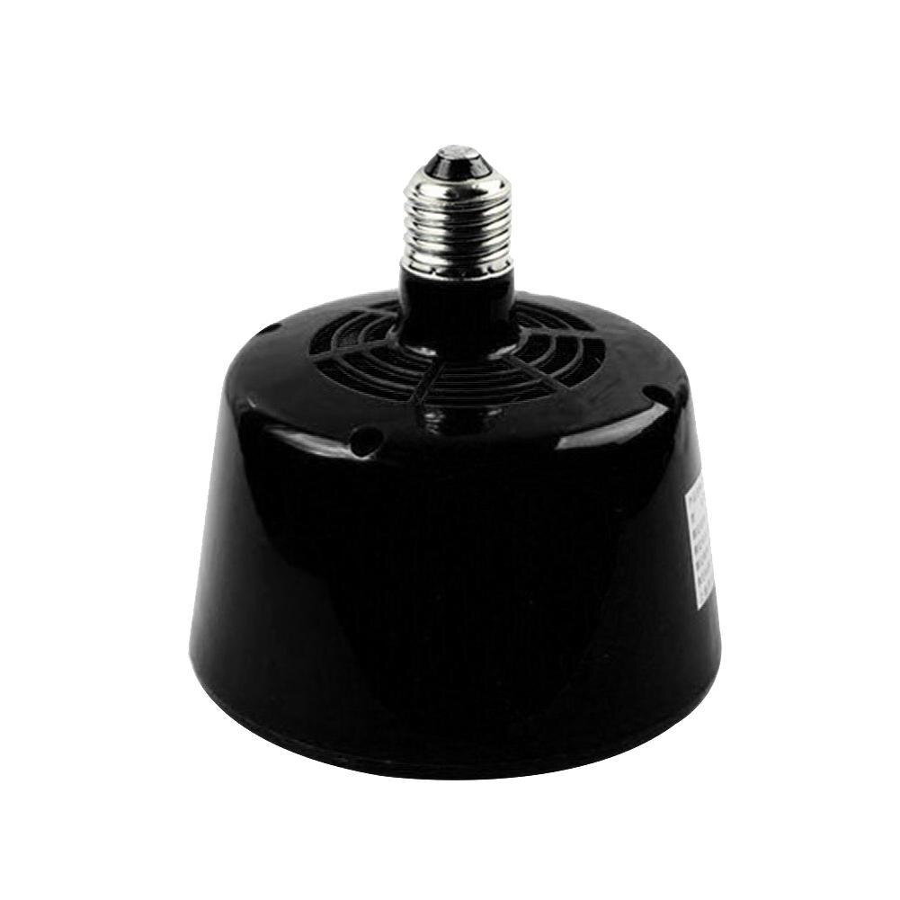 Lampe chauffante pour la culture, Thermostat, ventilateur, pour poules, cochons, animaux de compagnie, élevage, poulets, Reptile, produits pour animaux de compagnie, petit P: Black