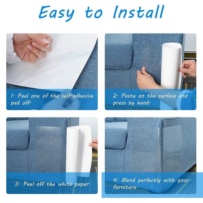 Ochraniacze na meble dla zwierząt, podkładka odstraszająca dla kota na skórzaną kanapę, przezroczysty kot domowy ochraniacze na pazury dla psów, odporne na zadrapania Kot