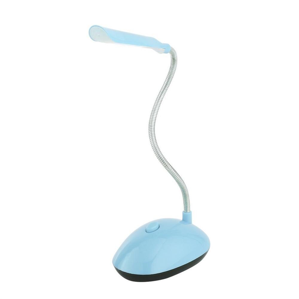 Fexiable FÜHRTE Schreibtisch Licht AAA Batterie Betrieben Buch Lesen Lampe Grün/Blau PY-X7188: Blau