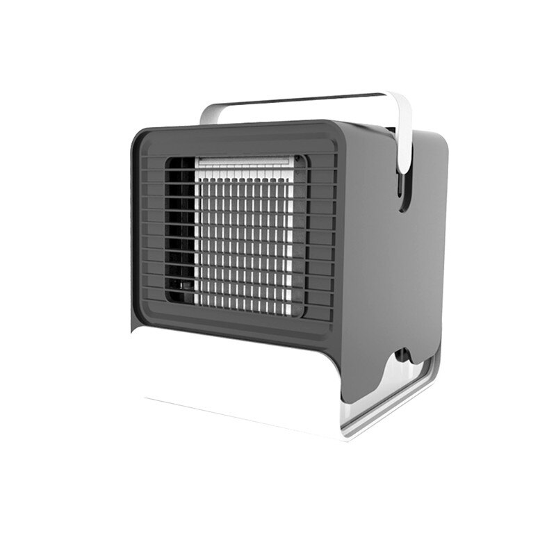Draagbare airconditioner, draagbare mini-luchtkoeler, airconditioning met led-licht, luchtbevochtiger, zuivert de lucht, koelventilator voor thuiskantoor: 2